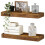 Wall-Mounted Floating Shelf, White Textured Wall Shelf, Single-Panel Mounting Shelf, Wall-Mounted Storage Rack C 2