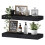 Wall-Mounted Floating Shelf, White Textured Wall Shelf, Single-Panel Mounting Shelf, Wall-Mounted Storage Rack C 3