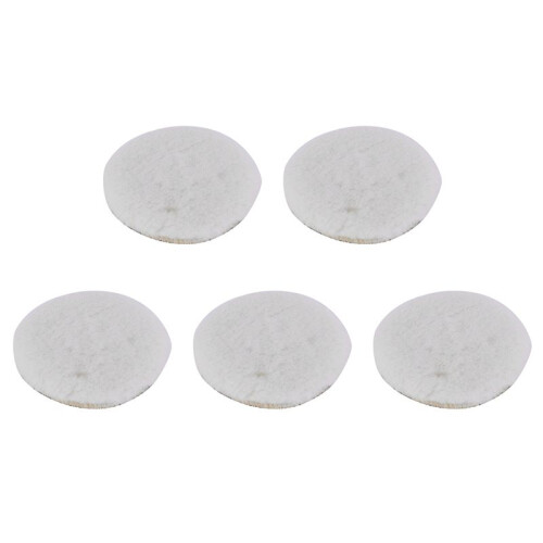 5X Skåpbil Valeting Polermaskin Buffer Lammull Polering Pad 6 Tum