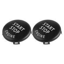 2X Start Stop Engine Button Push Button Ignition Cover Replacement for X1 X3 X5 X6 Z4 (E84,E83,E70,E71,E89)