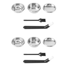 2Set 58 mm Filterkorgskopp för Espresso BottenlöSt Portafilter, för  9, Nuova, La Marzocco, E61 Gemilai Kaffemaskin
