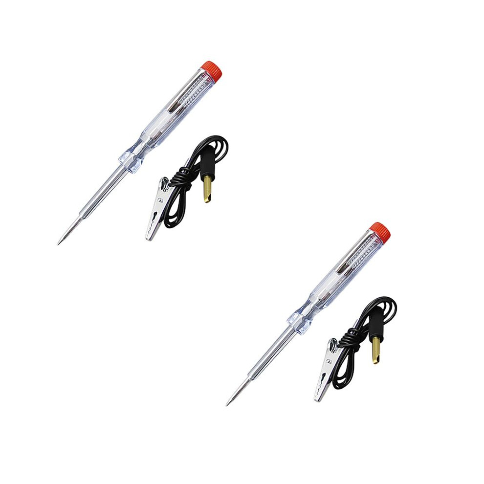 2X 6V 12V 24V Probe System Test Probe Lamp Auto Car Circuit Tester Lamp Voltage Test Pen Detector Light 6031732432511