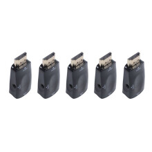 5X -Compatible to VGA Converter Gold-Plated with Connector 3.5mm Audio Cable for PC, Laptop, DVD, Desktop,Black