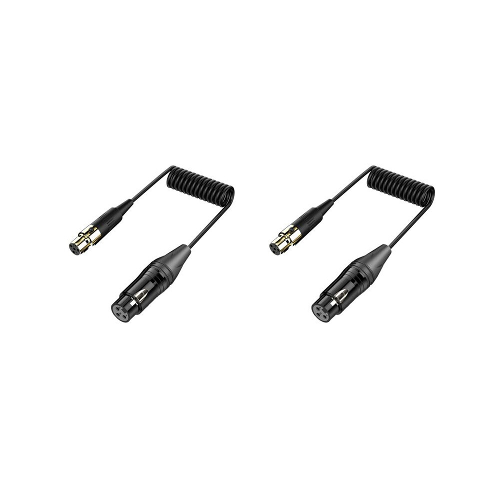 2X Xlr 3Pin Female To Xlr 4Pin Female Amplifier Audio Mixer Microphone Camera Audio Cable 6032695185698