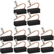 12PCS Carbon Brush Compatible for DWP611 Cable 450 Router, Replacement for DWP611PK, A27343 (6X9X19.5 mm)