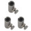 3X Professional Metal Wolf Tone Eliminator Eliminate String Mute Suppressor for Cello(Silver) 1