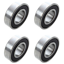 4 Piezas 15 mm x 32 mm x 9 mm Ancho Rodamiento Radial de Una Hilera de Ranuras Profundas Sellado Radial 6002RS