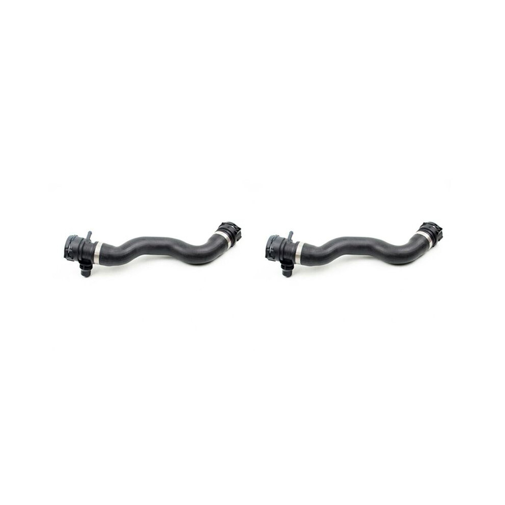 2X 17127619684 Car Radiator Cooling Hose For 520I 528I 528Ixdrive F07 F10 F11 F18 Black 6032309145902