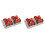 4Pcs 150W 3 Way Audio Speaker Crossover Treble + Midrange + Bass Crossover Speakers Filter Frequency Divider 1000 5000Hz 1