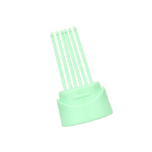 Hair Comb Cleaner with Ergonomic Grip for Quick Hair Removal and Dirt Cleaning, Green Compact Tool