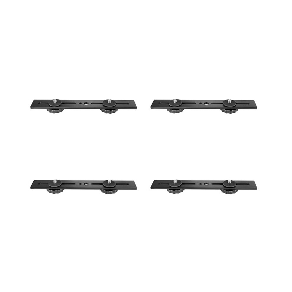 4Pcs 8Inch Dual Flash Camera Mount Tripod Bracket With 1/4 Screw For 3D Stereoscopic Photography Dslr Camera Accessories 6034021428509