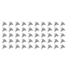 50X Flare Forming Panel Trim Clips för för COOPER Grå