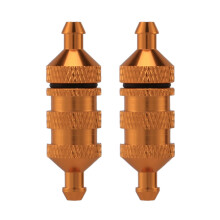 2X 1/8 1/10 RC Model Car Spare Parts Fuel Filter Nitro for HSP 02156 94122 94188,Yellow