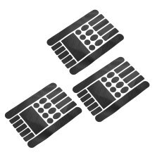 3X Protector de Cuadro de Horquilla Delantera Bicicleta Cadena de Protección de Permanencia Ciclismo Envoltura Almohadilla de Montaña Carretera MTB
