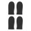 4 Pcs 1,5 "Hauteur Augmenter Bouts de Talons Mousse Tapis Semelles Noir 1