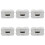 6X Phone Charging Panel USB Power Module 220V Socket 5V Transformer 2.1A USB Charging Power Socket Switching Adapter 1