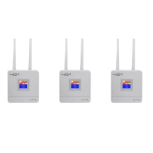 3X CPE903 LTE Home 3G 4G 2 External Antennas Wifi Modem CPE Wireless Router with RJ45 Port and SIM Card Slot US Plug