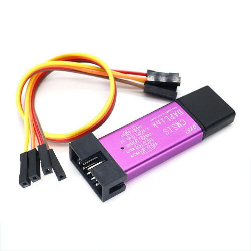CMSISDAPLink Emulator SWD Debugger for ARM Cortex‑M Fast Programming Compatible with Keil MDK IAR