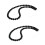 2X Rund Edle Schwarz Onyx Perlen Bead Strang Halbedelstein 8mm 1