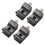 4 Pack Cold Shoe Bracket Adjustable Metal Cold Shoe Adapter Mount for Dslr Camera   Flash Shoe Mount 1