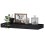 Wall-Mounted Floating Shelf, White Textured Wall Shelf, Single-Panel Mounting Shelf, Wall-Mounted Storage Rack B 5