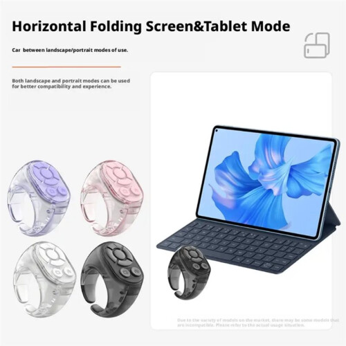 Ring Remote Control is Suitable for   Page Turning Roller, Camera Shutter, for Ios for Android Phones C 2