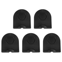 5X Manual Barista Caffè Espresso Latte Art Pen Tamper Holder Pad in Silicone Tappetino Accessori da Cucina Nero