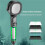 High-Pressure Gun Gray Shower  with 3 Modes -  Saving & Water Saving, Handheld for Bathroom 4