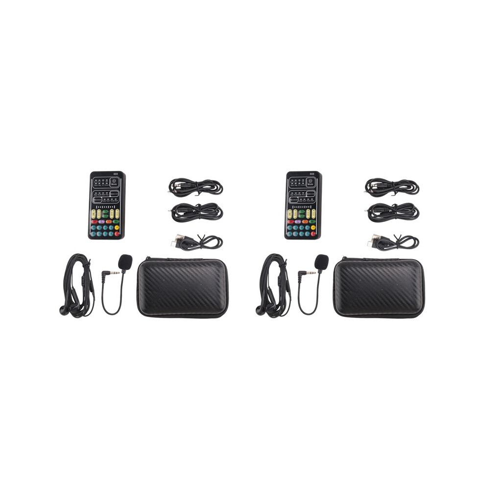 2X Voice Changer Handheld Microphone Voice Changer With Sound Multifunctional Effects Machine For Phone// (I9) 6032698562502
