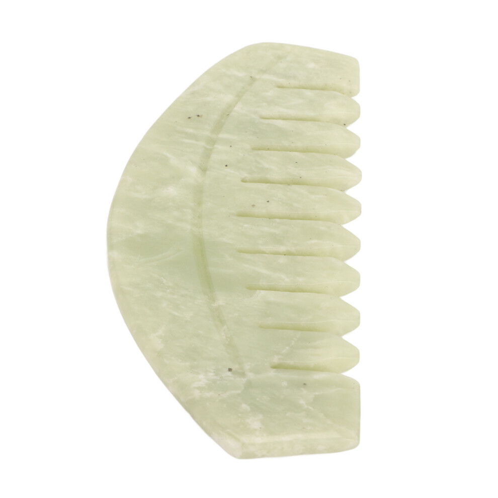 Jadestone Scalp Massage Comb for Head Care, Relaxation & Acupoint Therapy