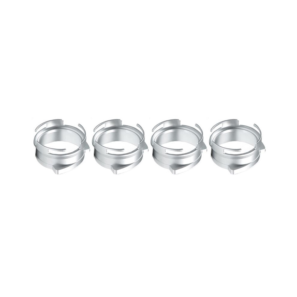 Semoic Silver 4X Espresso Dosing Funnel,Aluminum Metal Barista Coffee Dosing Funnel Compatible For 54Mm Portafilter