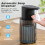300ml Automatic Foam Soap Dispenser Rechargeable Foam Soap Dispenser Touchless Hand for Bathroom Kitchen A 3
