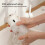 300ml Automatic Foam Soap Dispenser Rechargeable Foam Soap Dispenser Touchless Hand for Bathroom Kitchen A 7