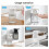 300ml Automatic Foam Soap Dispenser Rechargeable Foam Soap Dispenser Touchless Hand for Bathroom Kitchen A 8