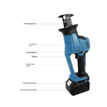Cordless Brushless Electric Reciprocating Saw Rechargeable for 18V,Wood Metal Cutting Saw Portable Saw Power Tool