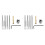 Pen  Mill Trimmer Set, 14-Pieces Professional Turners Trimming System 1