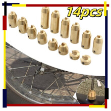 Motorcycle Brass Wheel Spoke Balance Weights 14-Piece Refill Kits Motorcycle Repair Tool