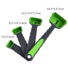 8Pcs Silicone Measuring Cups & Spoons Set - Collapsible, Portable for Travel