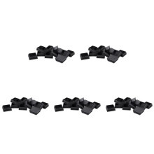 50mm x 50mm Plastic Square End Blind Plugs Cap Pipe Inserts 60Pcs