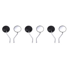 3X Pair 10mm Universal Motorcycle Mirrors Bike/Motorbike Rear View/Side