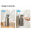 480ml Automatic Liquid Soap Dispenser Rechargeable Gel Soap Dispenser Touchless Hand for Bathroom Kitchen A 1