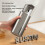 480ml Automatic Liquid Soap Dispenser Rechargeable Gel Soap Dispenser Touchless Hand for Bathroom Kitchen A 8
