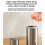 480ml Automatic Liquid Soap Dispenser Rechargeable Gel Soap Dispenser Touchless Hand for Bathroom Kitchen A 9
