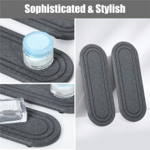 2PCS Diatomite Stone Sink Tray Set, Fast Drying & Water Absorbent, Ideal for Kitchen & Bathroom(30x10cm)