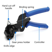 Multifunctional Cable Tie and Tensioning and Cutting Tool Cable Tie Pliers for Nylon Cable Tie or Fasteners