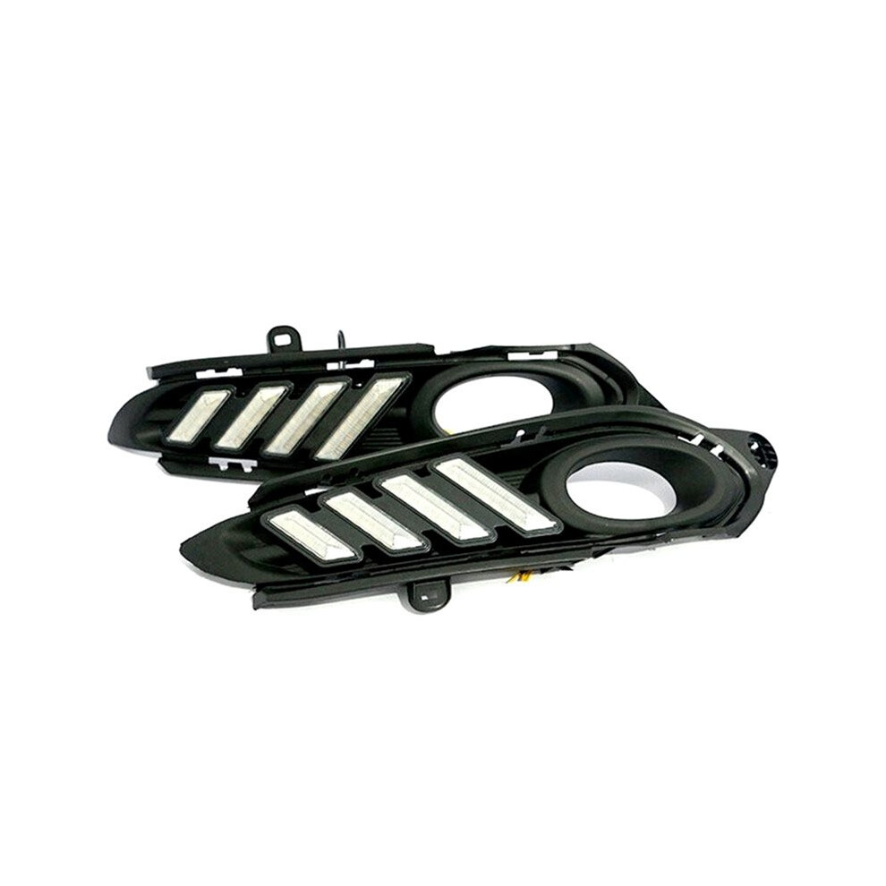 Led Daytime Running Fog Lamp For Hr-V Hrv Vezel 2015-2018 Dynamic Turn Signal Tricolor Light 6032965899317