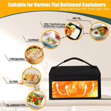 2026 New Portable Oven 100W Food Heater, Adult Electric Lunch Box Food Heater EU