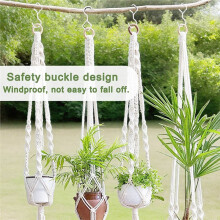 18Pcs White S Hooks for Hanging Heavy Duty.Metal S Clip Hooks Kitchen for Closet Cup Coffee Mug Bird Feeder Pot Plants