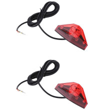 2X Elektrisch Fahrrad Bremse Heck Licht Elektrisches Fahrrad Heck Licht DC6V 12V 24V 36V 48V 60V LED Elektrisch Fahrrad Licht Elektrische Fahrrad