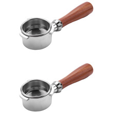 2X Porte-Filtre Sans Fond à Café de 54 mm pour la Série Barista ûrMachine à Expresso de Remplacement pour Panier de Filtre à 2 Tasse